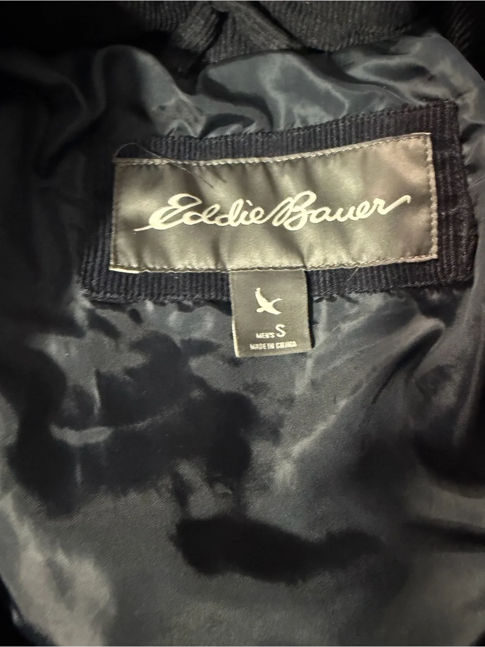 Eddie Bauer Quilted Puffer Jacket - Dark Blue - Picture 3 of 12